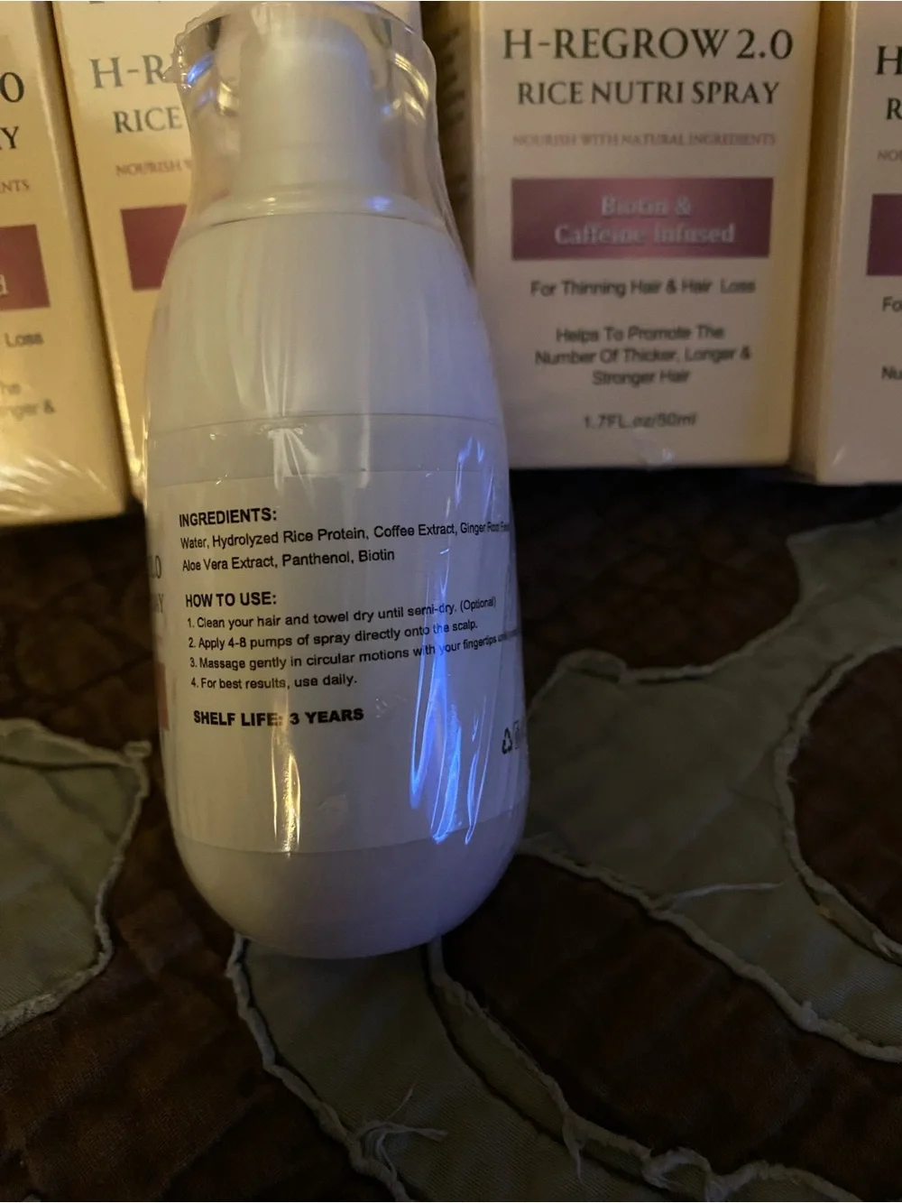 Rice Nutri Spray – White Zephta® H-Regrow 2.0 Stops Hair Loss and Promotes Growt